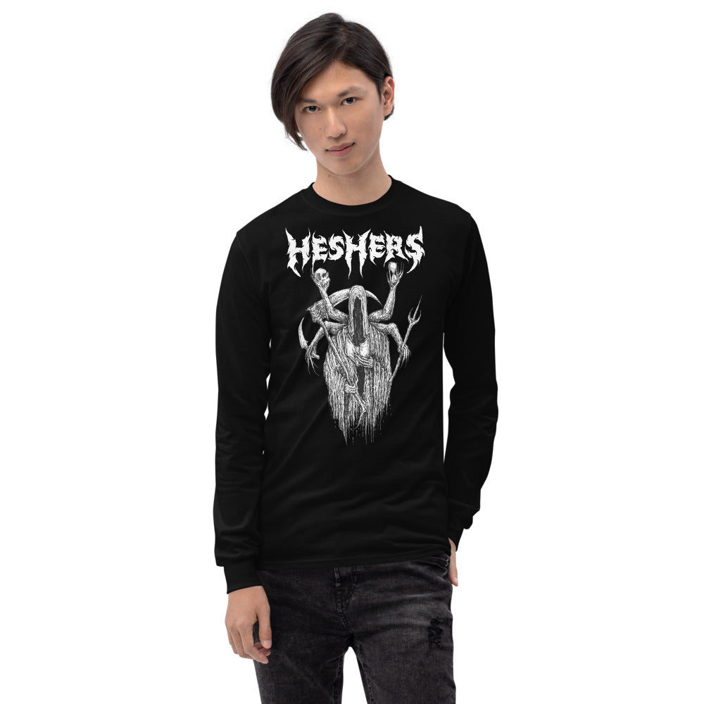 Heshers Time - Long Sleeve Shirt Black