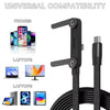 Flat Angle Charging Cable with Built-in Stand