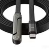 Flat Angle Charging Cable with Built-in Stand