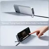 Flat Angle Charging Cable with Built-in Stand